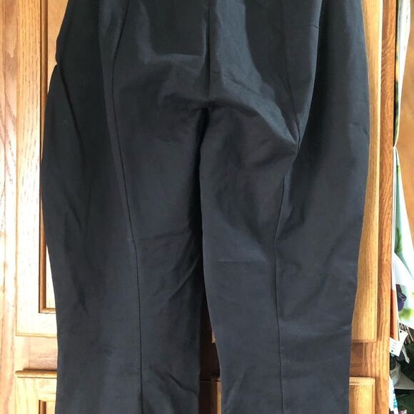 Everlane Bi-Stretch High Rise Straight Work Pants Side Zip - 12 - Picture 9 of 13
